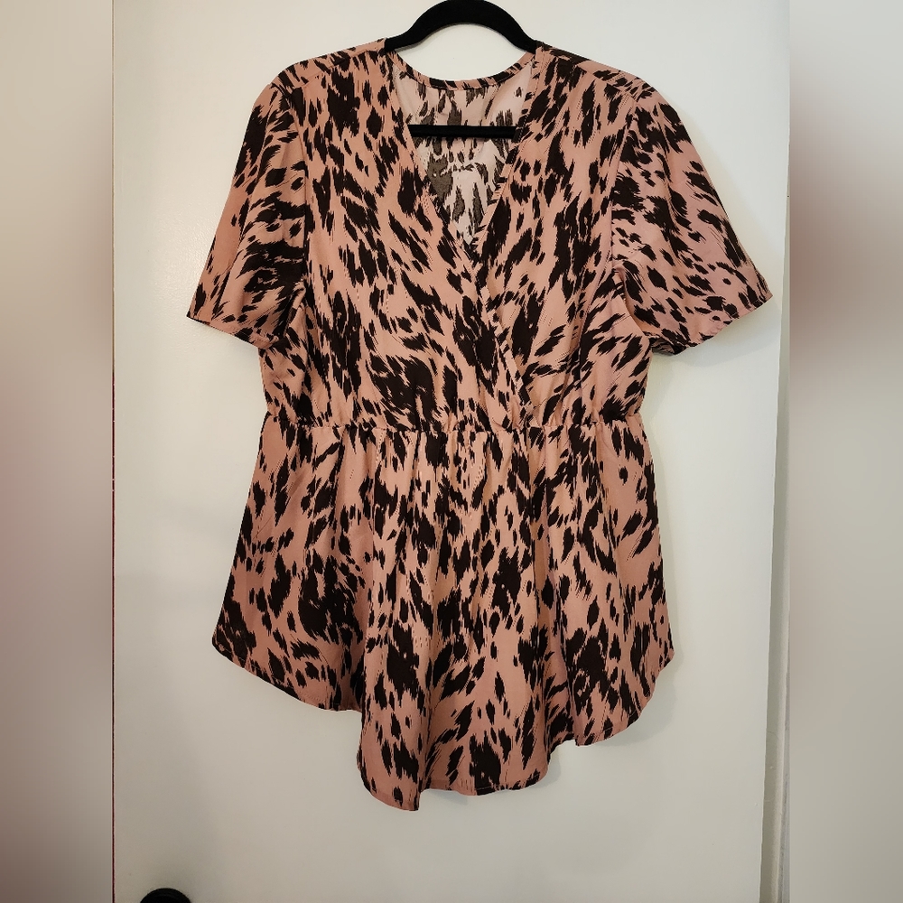 Animal Print Blouse